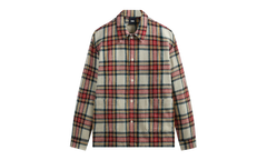 Plaid Boxy Collared Overshirt "Fame" KHM031333 678