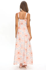 Arabella Tied Bust Maxi Dress Floral