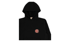 EE BASIC CORE HOODIE "Black/Varsity Red" EE746