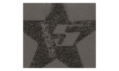Star Rhinestone Skully "Slate Grey" SP5der313