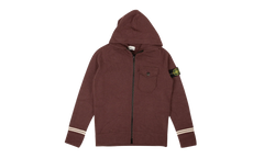 Knit Wool Blend Zip-Up Hoodie "Wine Purple" 7115539A3 V0011