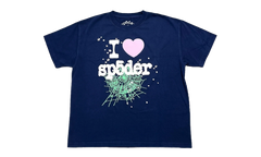 Souvenir Web Logo Short Sleeve Tee "Navy Blue" SP5der324