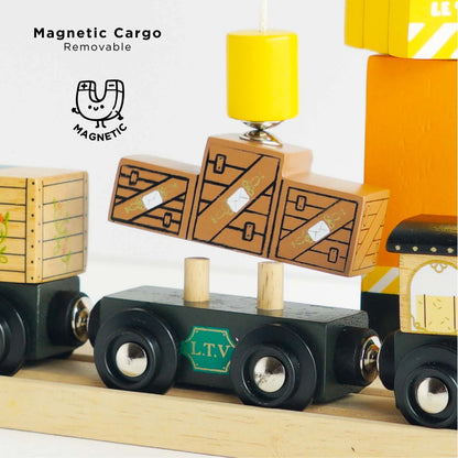 Great Green Train & Goods Wagons