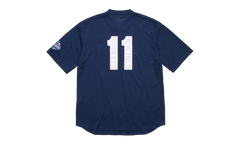 S Logo Baseball Henley T-shirt "FW24 - Navy" SU27426