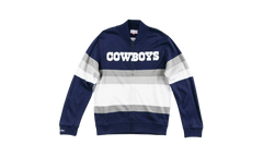 NFL Front Stripe Full Zip Sweater "Dallas Cowboys - Navy" SWTRAJ18024 DCONAVY