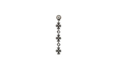 Tiny E Plus 3 Link Earring Drop "Single Earring - Silver" CHRM0669