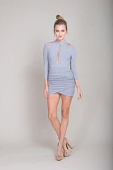 Layla Bodycon Dress Grey