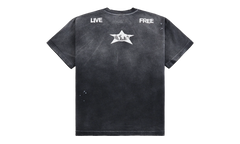 Distressed Star Tee "Vintage Black" BAR30