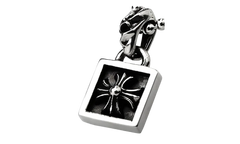 FRAMED CH PLUS CHARM & Ball Chain "Silver" CHRM0732
