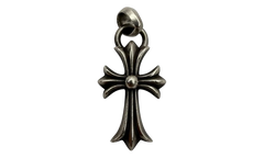 Small Cross Pendant with Bale "Silver" CHRM1054