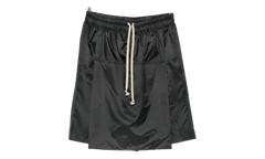 Rick Owens Woven Kilt Shorts "Black" MON32