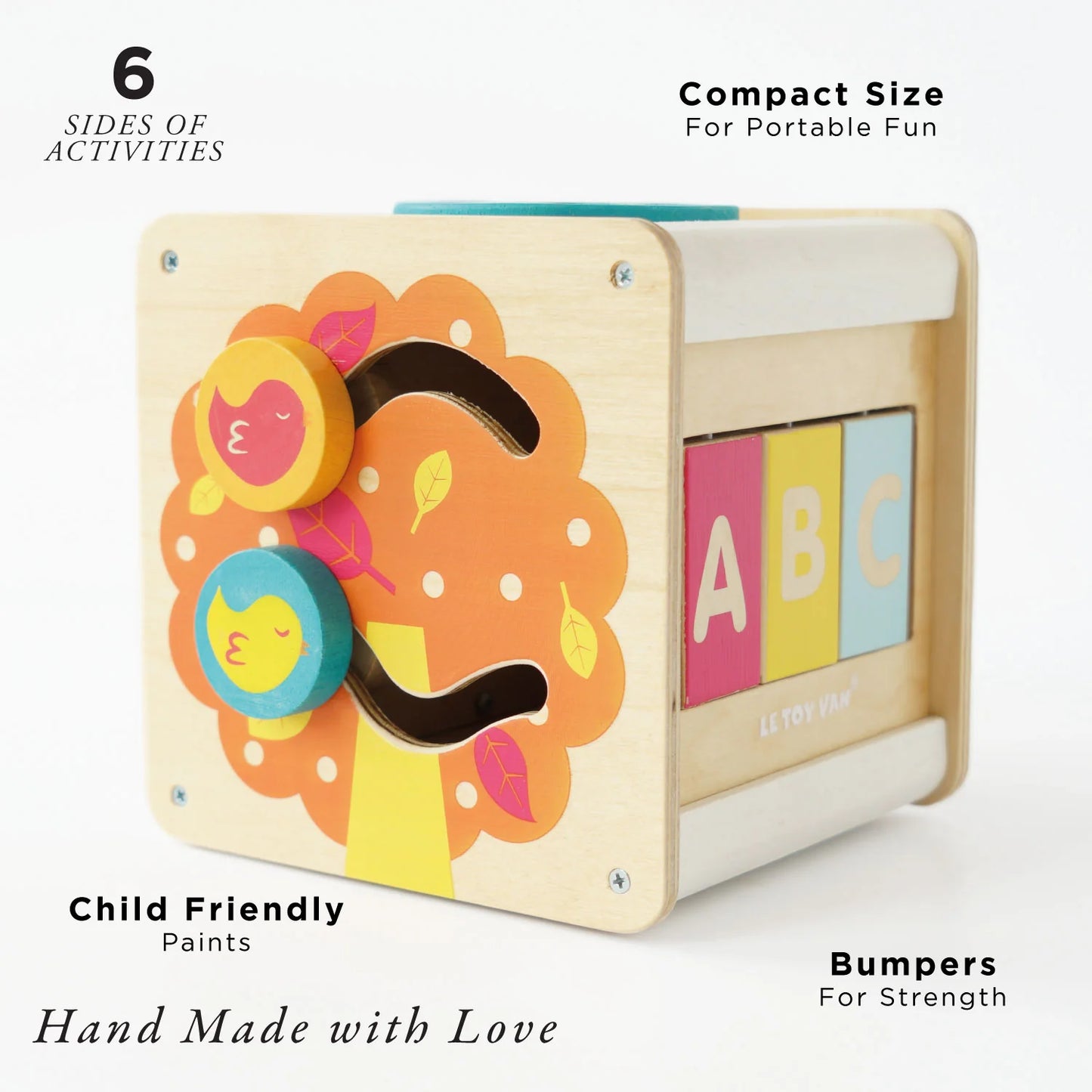 Activity Wooden Cube