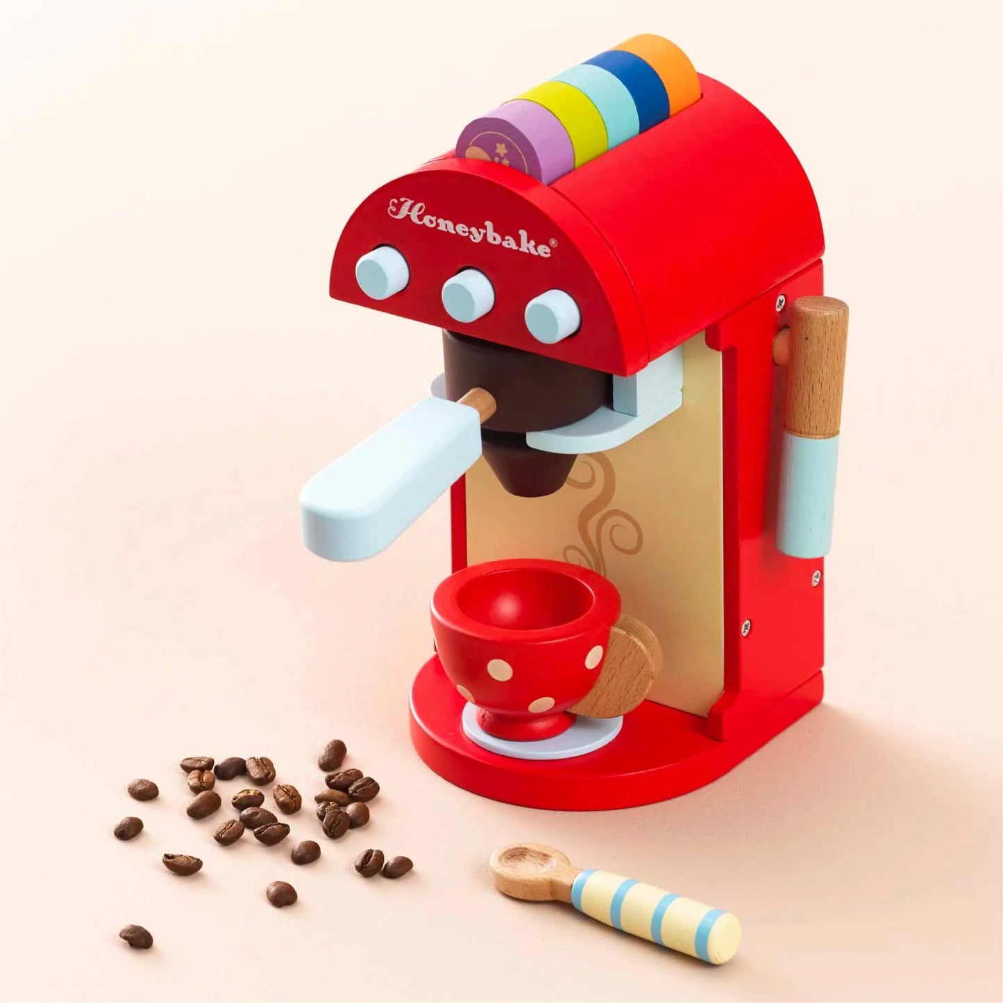 Wooden Toy Coffee Machine & Cup