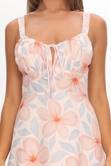 Arabella Tied Bust Maxi Dress Floral
