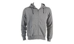 Brushed Fleece Zip Hoodie "Heather Grey / Black" 502638 063