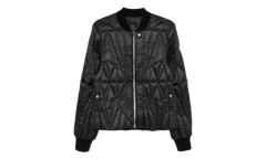 Rick Owens Woven Geocamo Flight Jacket "Black" MON38
