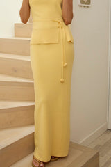 Revelry knit Maxi Skirt Banana