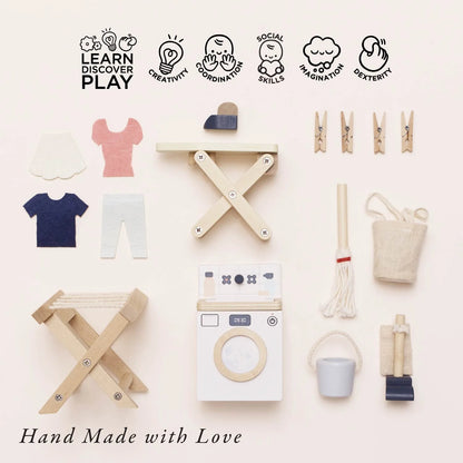Wooden Dolls House Laundry Room