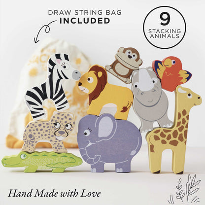 Zoo and Sea Life Wooden Animals