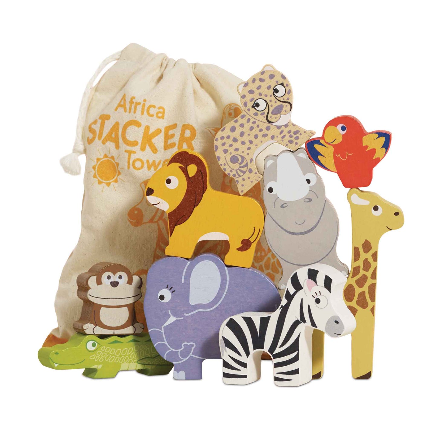 Zoo and Sea Life Wooden Animals