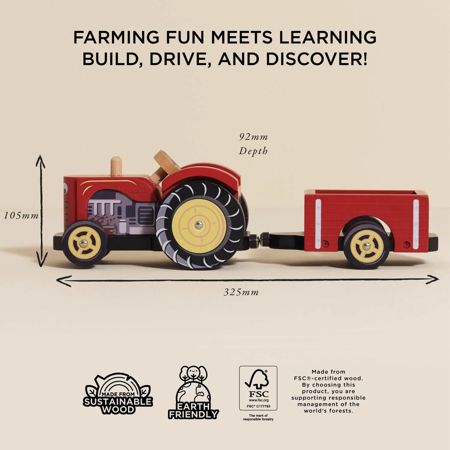 Farmyard Tractor & Trailer
