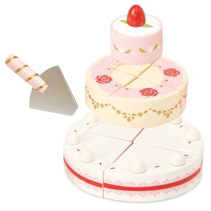 Sliceable Wedding Cake for Pretend Play