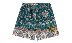 EE Basic Shorts "Rug Print - Green / White" EE186