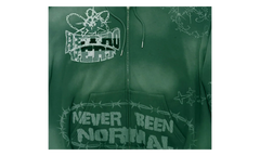 Destroyer Zip Up Hoodie "Green" RET008