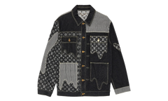 Nigo Monogram Crazy Denim Workwear Jacket "Black" 1A9GEE