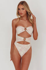 Matilda Cut-Out One Piece Swimsuit Print Mix