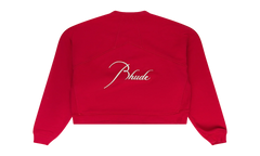 SCRIPT LOGO CREWNECK "Red" RHD-MHDS-0026