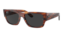Carlos Polarized Sunglasses "Striped Havana" RB0947SF-954-48_56