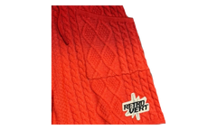 GRADIENT KNITTED SHORTS "RED" RV GRADKNIT R