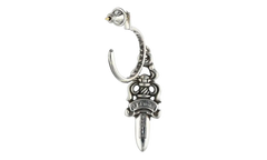 Dagger' Hoop Earring "Silver" CHRM0946
