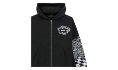 Chateau Sketch Zip-Up Hoodie "Black" AMTOJR1099 001