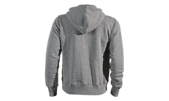 Brushed Fleece Zip Hoodie "Heather Grey / Black" 502638 063