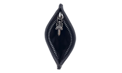 Dagger Zipper Coin Pouch "Black" CHRM0645