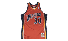 NBA Stephen Curry Authentic Jersey "2009-10 Golden State Warriors - Orange" 72263W309SCURR
