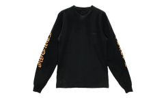 Yellow Dagger Script Logo Long Sleeve "Black" CHRM0829