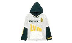 Patchwork Baseball Jersey Windbreaker "Green/White" 1AAGF4