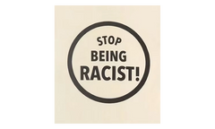 Stop Being Racist Tee "Cream" GD088