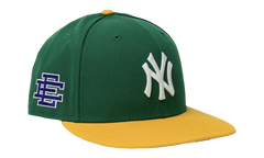 59FIFTY MLB FW21 NY YANKEES FITTED HAT "ERIC EMANUEL - Green/ Yellow" EE425