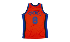NBA Latrell Sprewell Reload Swingman Jersey "1998 New York Knicks - Orange" SMJYCP19287 NYKORAN98LSP